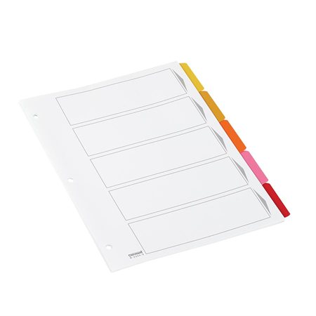 Dividers with Coloured Tabs 1 to 5 FB-C-3334-9