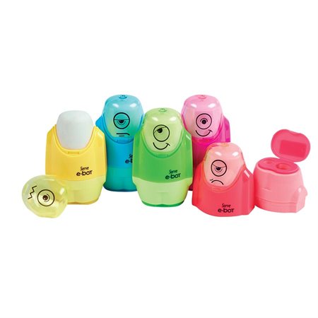 Taille-crayon 2 trous/efface Ebot