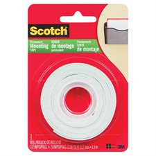 Scotch® Mounting Tape 1/2” x 75” roll