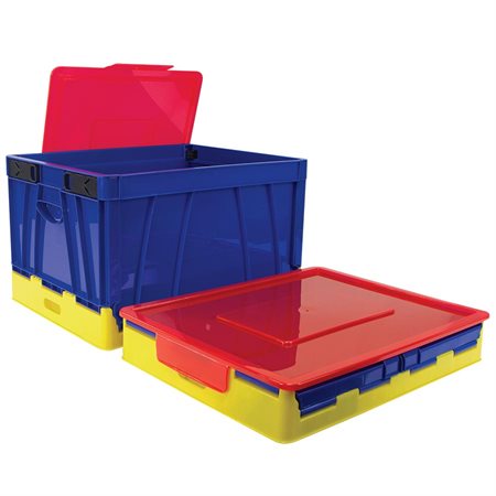 Folding Storage Crate with Cover