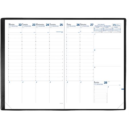 Agenda hebdomadaire Prénote (2026)