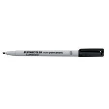 "Lumocolor" non permanent marker Chisel point black
