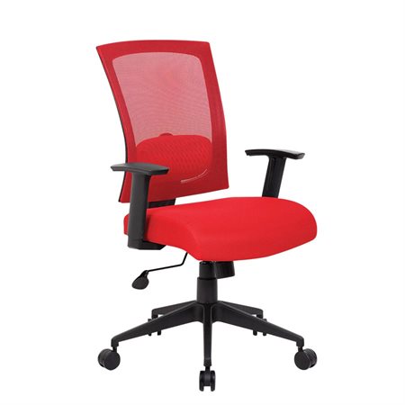 Contemporary Mesh Medium Back Task Armchair red