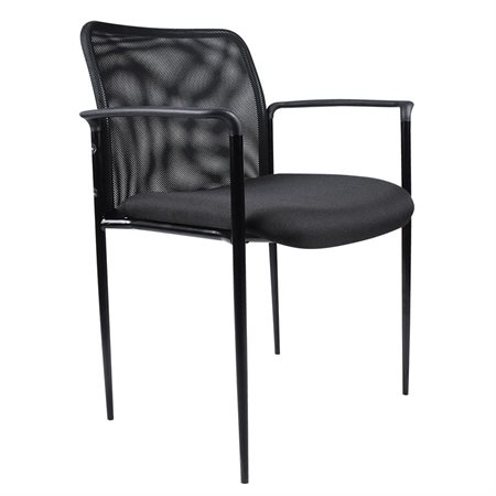 Fauteuil d'invité maillé empilable