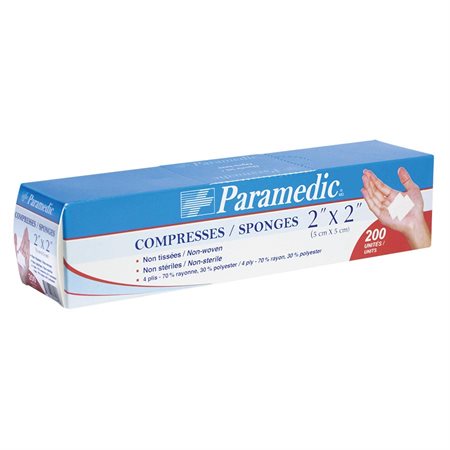 Compresses non stériles