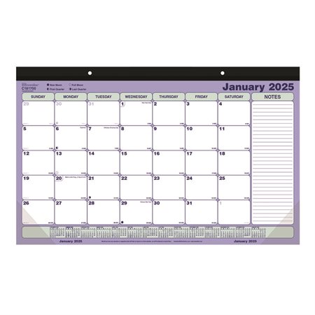 Calendrier sous-main mensuel (2026)