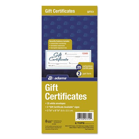 Gift Certificates