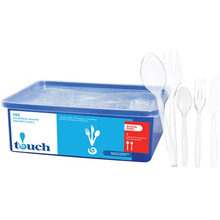 Ustensiles en plastique Premium Touch