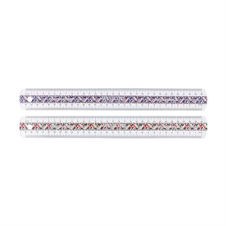 Régle métrique transparente de 30 cm en plastique incassable Trendsetter