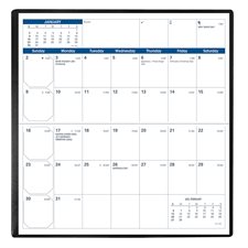 Agenda de poche mensuel Visoplan (2027) anglais