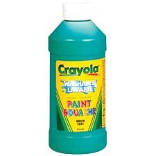 Gouache lavable - Vert