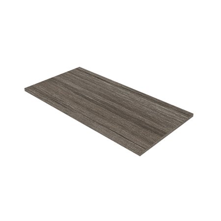 Plateau de mélamine pour base réglable en hauteur 24 x 48 po. acajou absolu