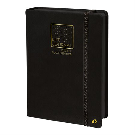 Carnet de notes Life Journal Dots - Édition Noir