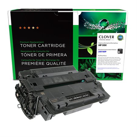 Cartouche de toner à haut rendement remise à neuf (Alternative à 55X)