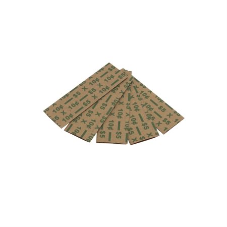Flat tube for coins
