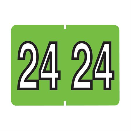 Étiquettes de classement annuel