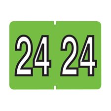 Étiquettes de classement annuel