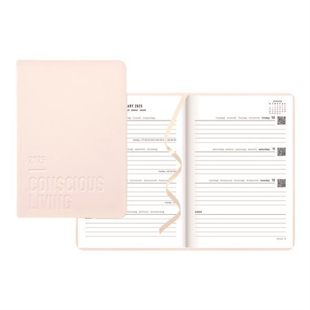 Conscious Weekly Planner (2027) rosewater