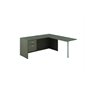 Bureau en L Offices to Go Newland™ - Absolute acajou
