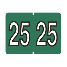 Étiquettes de classement annuel