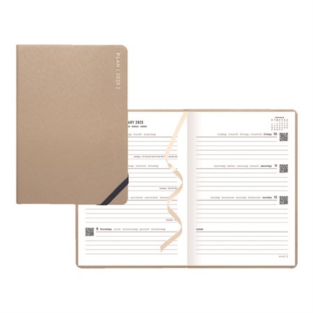 Serene Weekly/Monthly Planner (2027) taupe