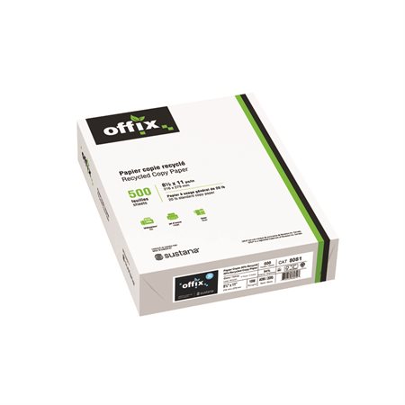 Reproplus® 30 Recycled Paper 8-1/2 x 11 - 3-hole punched pack of 500