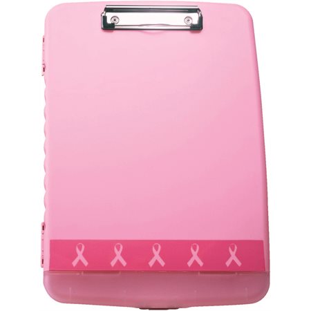 Boîte de rangement avec pince Ruban Rose