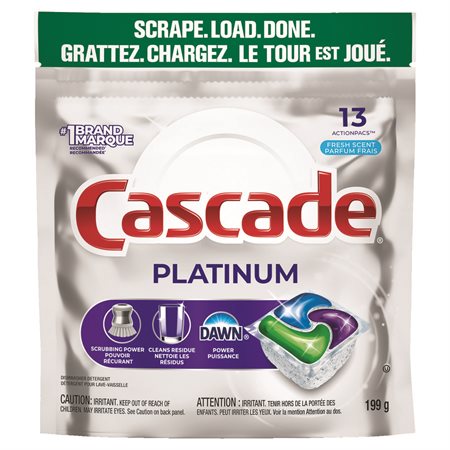 Cascade Platinum Action Pacs Dishwasher Pods