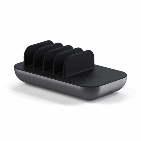 Multi Device Charging Station Silver