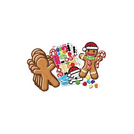 Bricolage de Noël en classe : bonhomme en pain d'épices