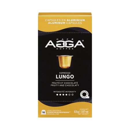Capsule pour machine Nespresso Lungo