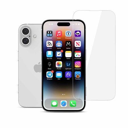 Protecteur d'écran en verre pour iPhone 16