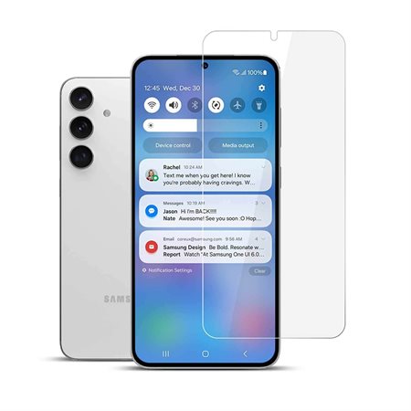Protecteur d'écran en verre pour Galaxy S25+ / S24
