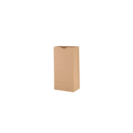 Sac en papier kraft - 7 x 4,5 x 13,8 po.