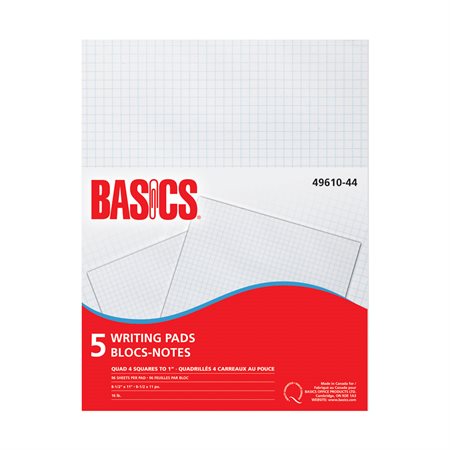 Writing Pad Quad Letter