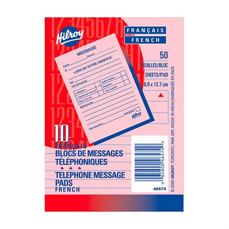 Telephone Message Pad