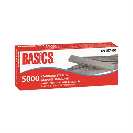 Standard Staples Chisel Point
