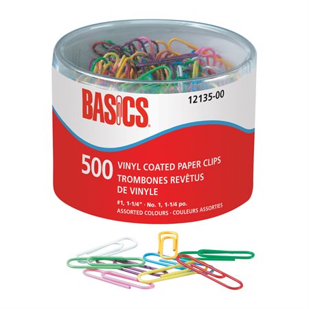 Vinyl Coated Paper Clips
