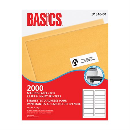 Mailing Labels for Laser Printers
