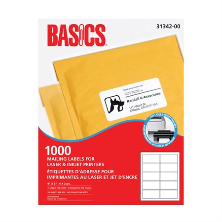 Mailing Labels for Laser Printers