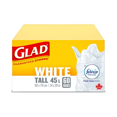 Sacs poubelle blancs