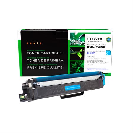 Cartouche laser remise à neuf (Alternative à Brother TN227C)