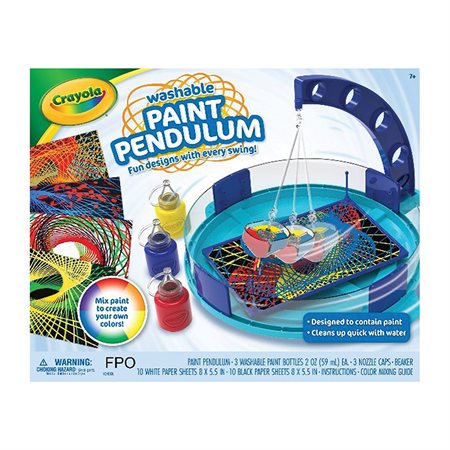 Pendule à peinture lavable