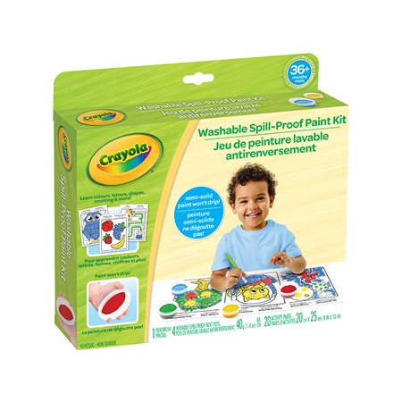 Ensemble de peinture anti-déversement pour jeunes enfants