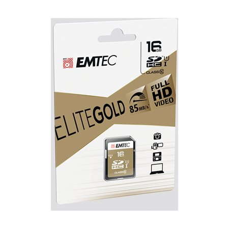 Carte mémoire Micro-SDXC Elite Gold