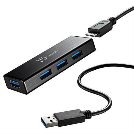 Mini-concentrateur à 4 ports USB®