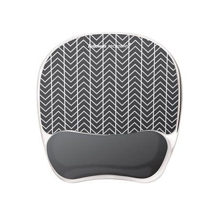 Photo Gel Mouse Pad Wrist Rest with Microban® Chevron
