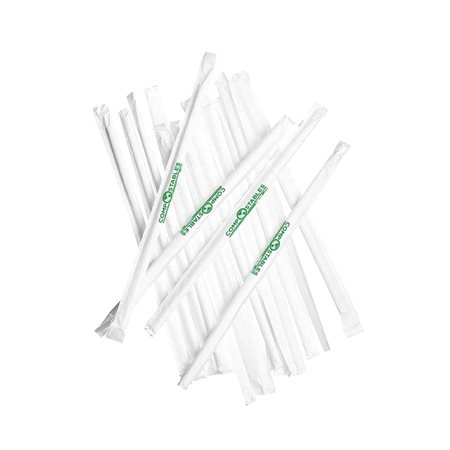 STRAW COMPOST 7 75IN WRAPPED