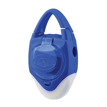 Clip On Sharpener and Eraser Blue