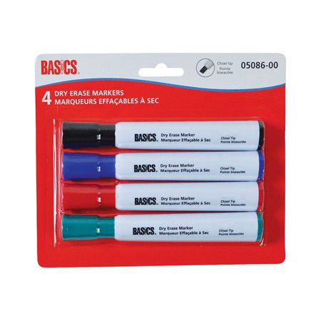 Dry Erase Whiteboard Markers Chisel Tip